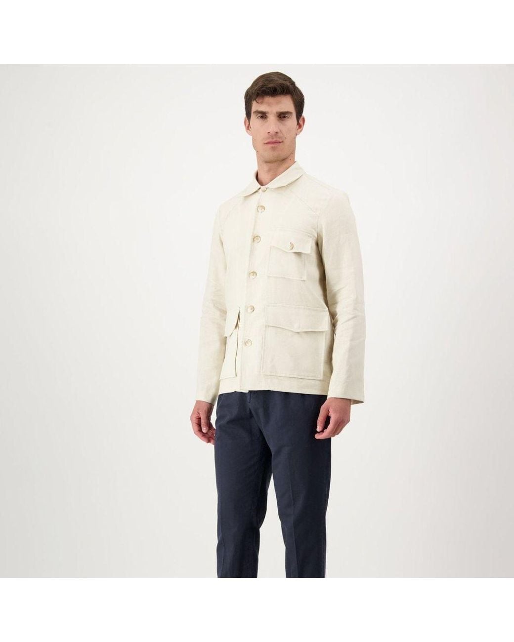AUTORE White Beige Linen Full for men