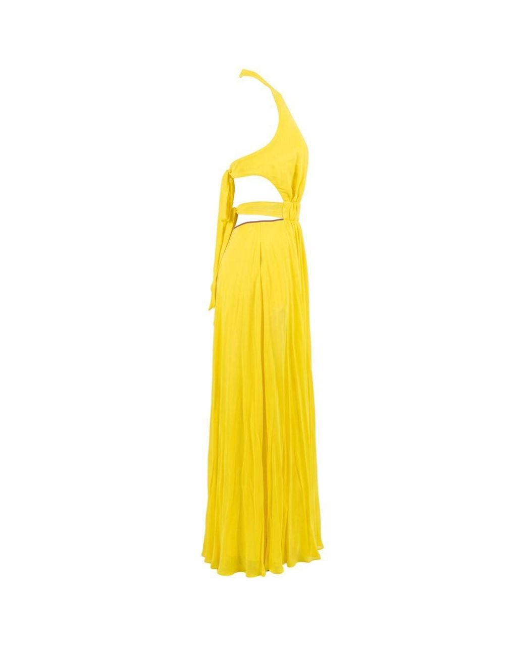 Trussardi Yellow Viscose Dress