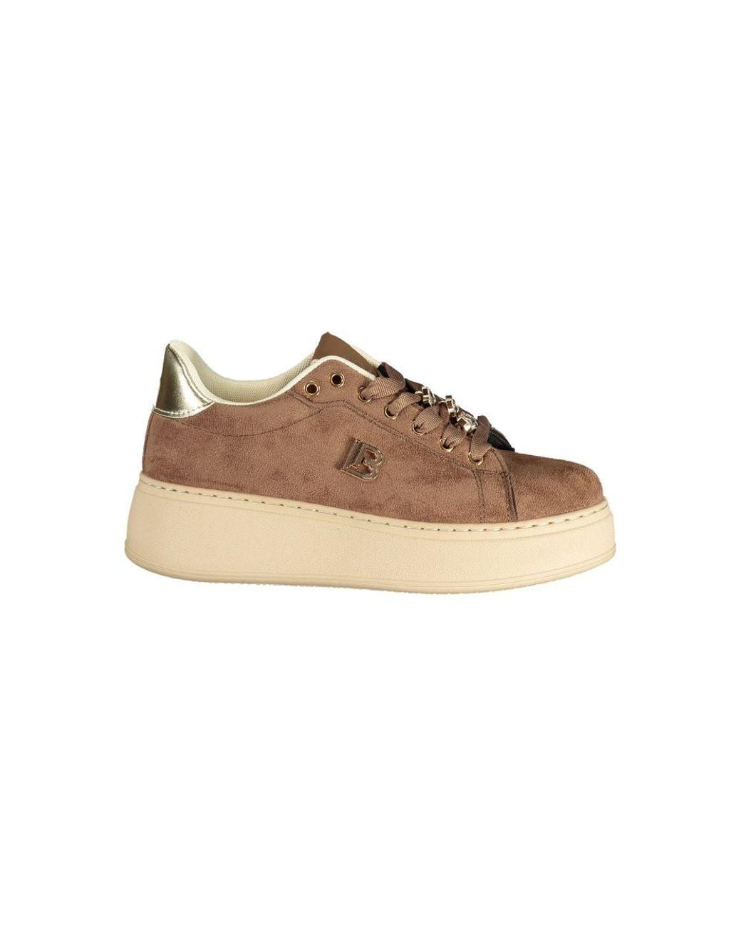 Laura Biagiotti Natural Brown Polyurethane 's Sneaker