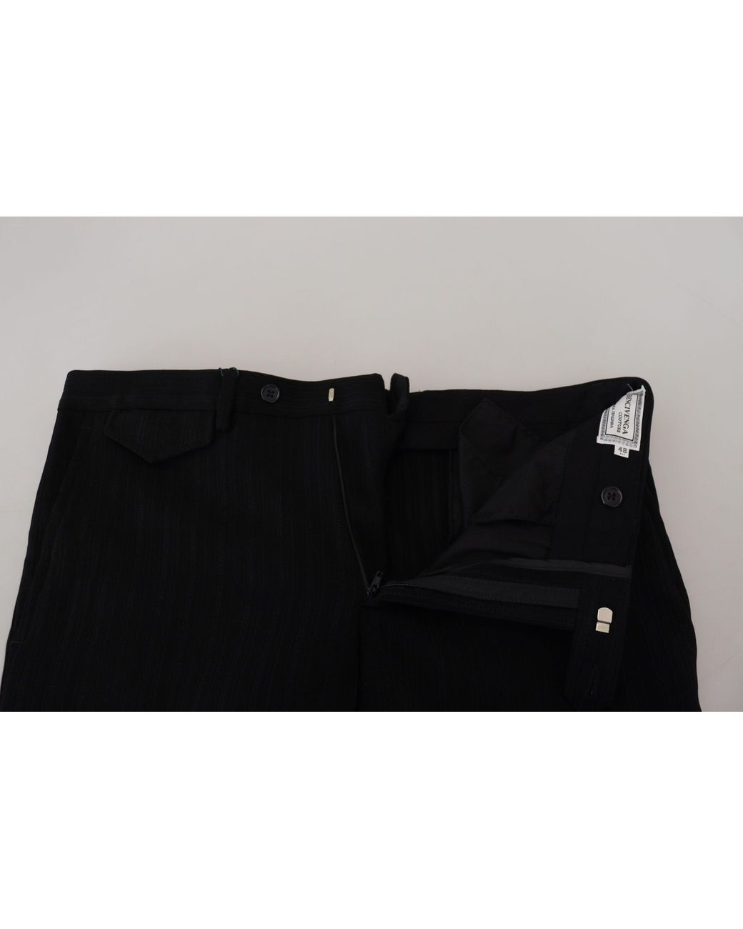 Bencivenga Black Elegant Italian Designer Pants for men
