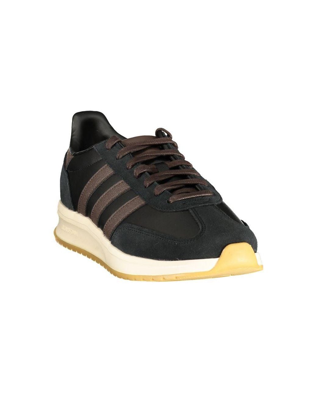 Adidas Black Polyurethane Sneaker for men