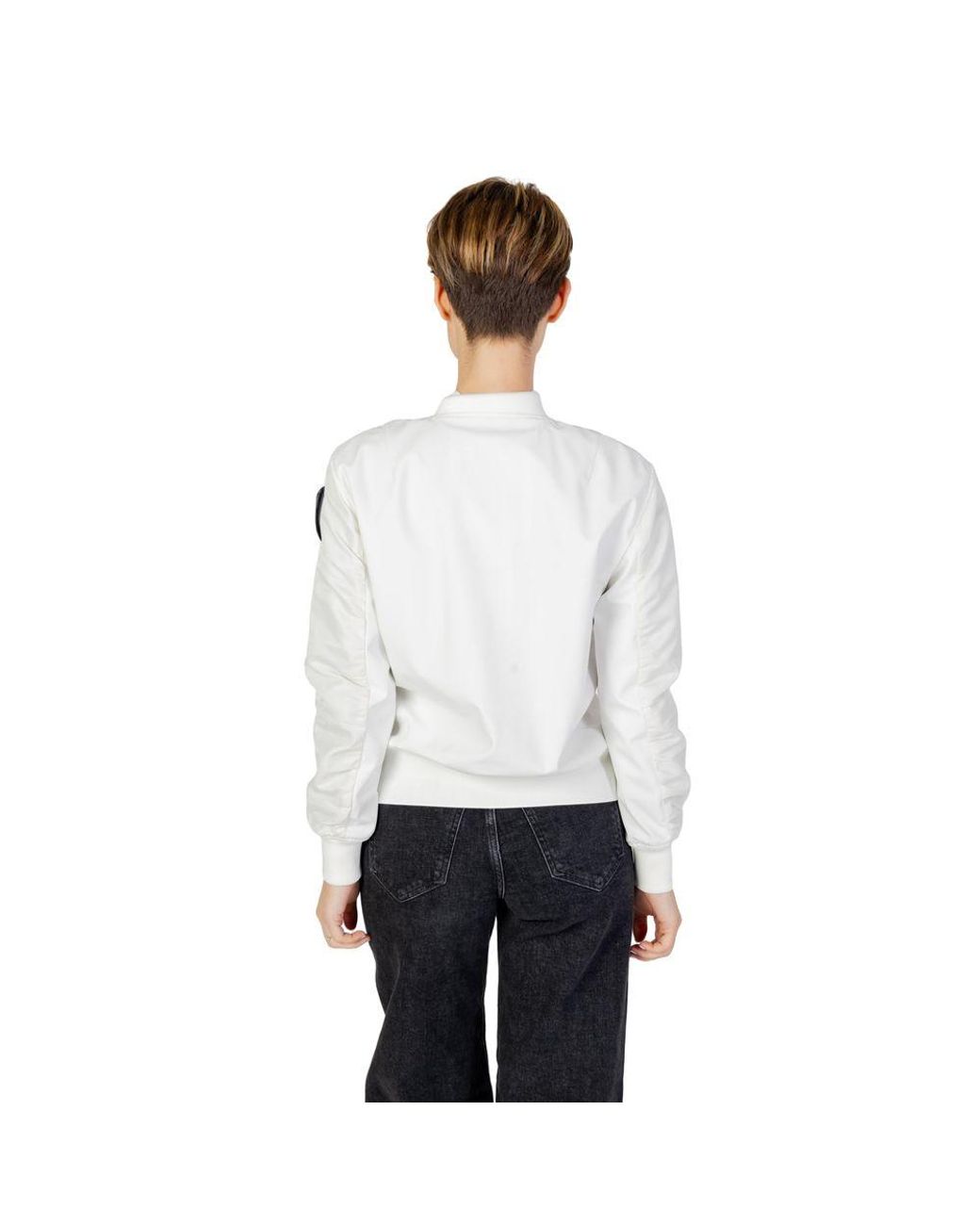 Blauer White Polyamide Jackets & Coat