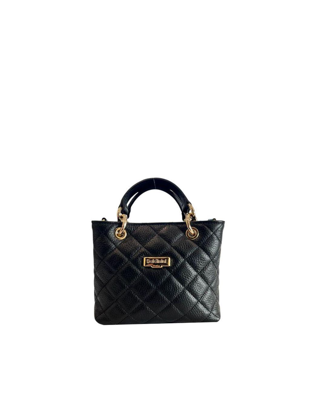 Baldinini Black Leather Handbag
