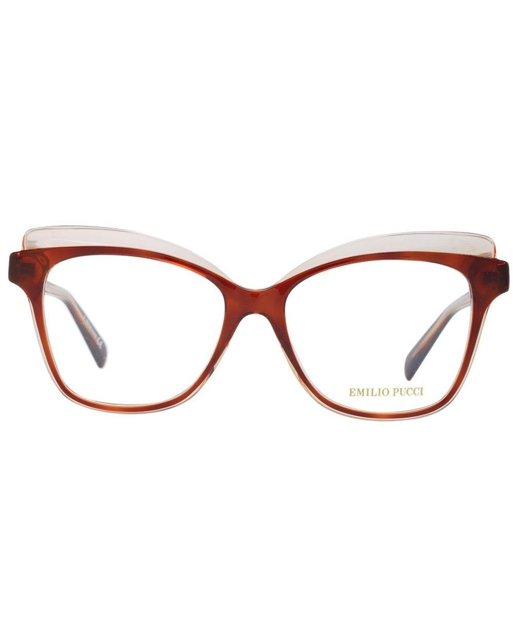Emilio Pucci Brown Optical Frames for men