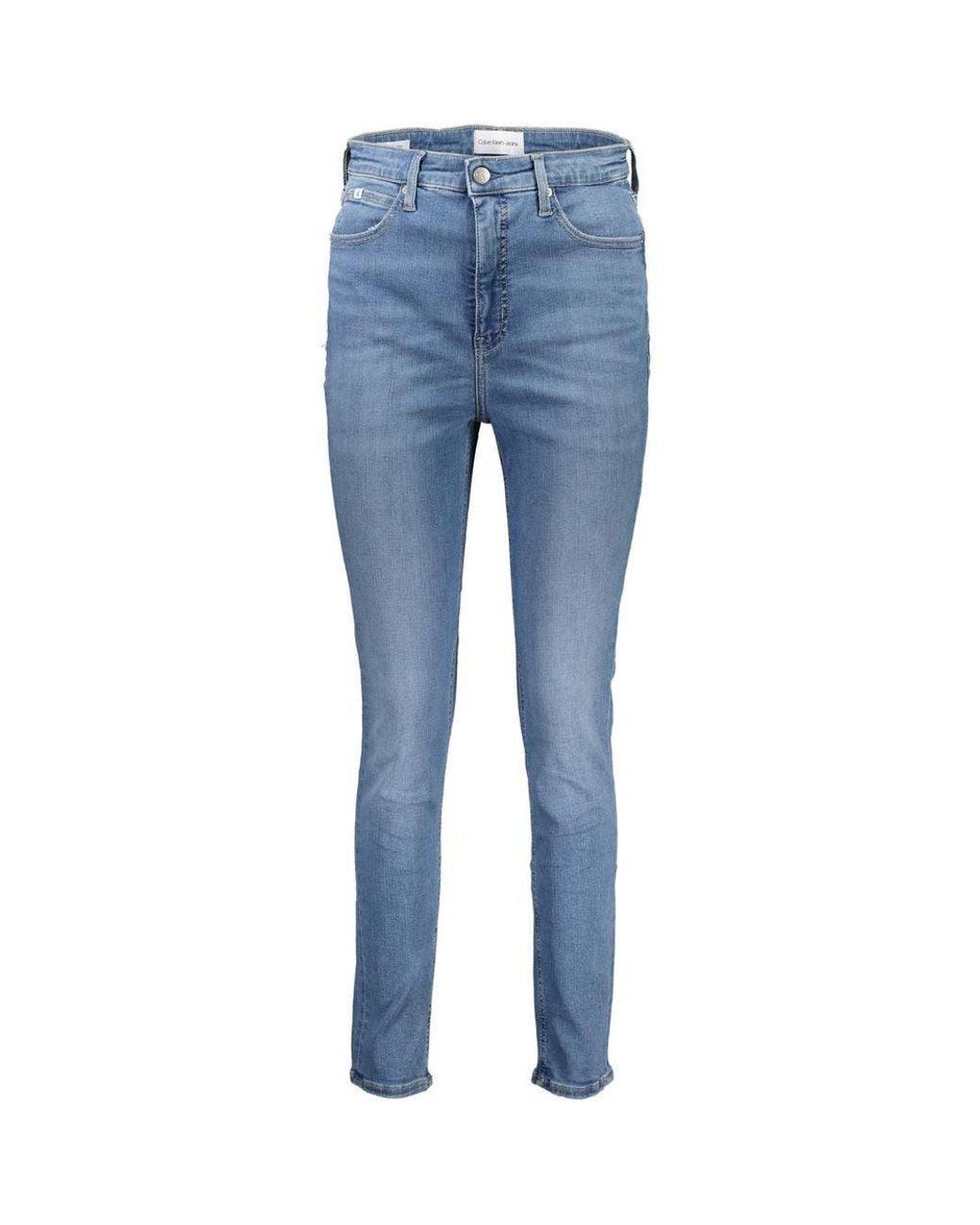 Calvin Klein Blue Cotton Jeans