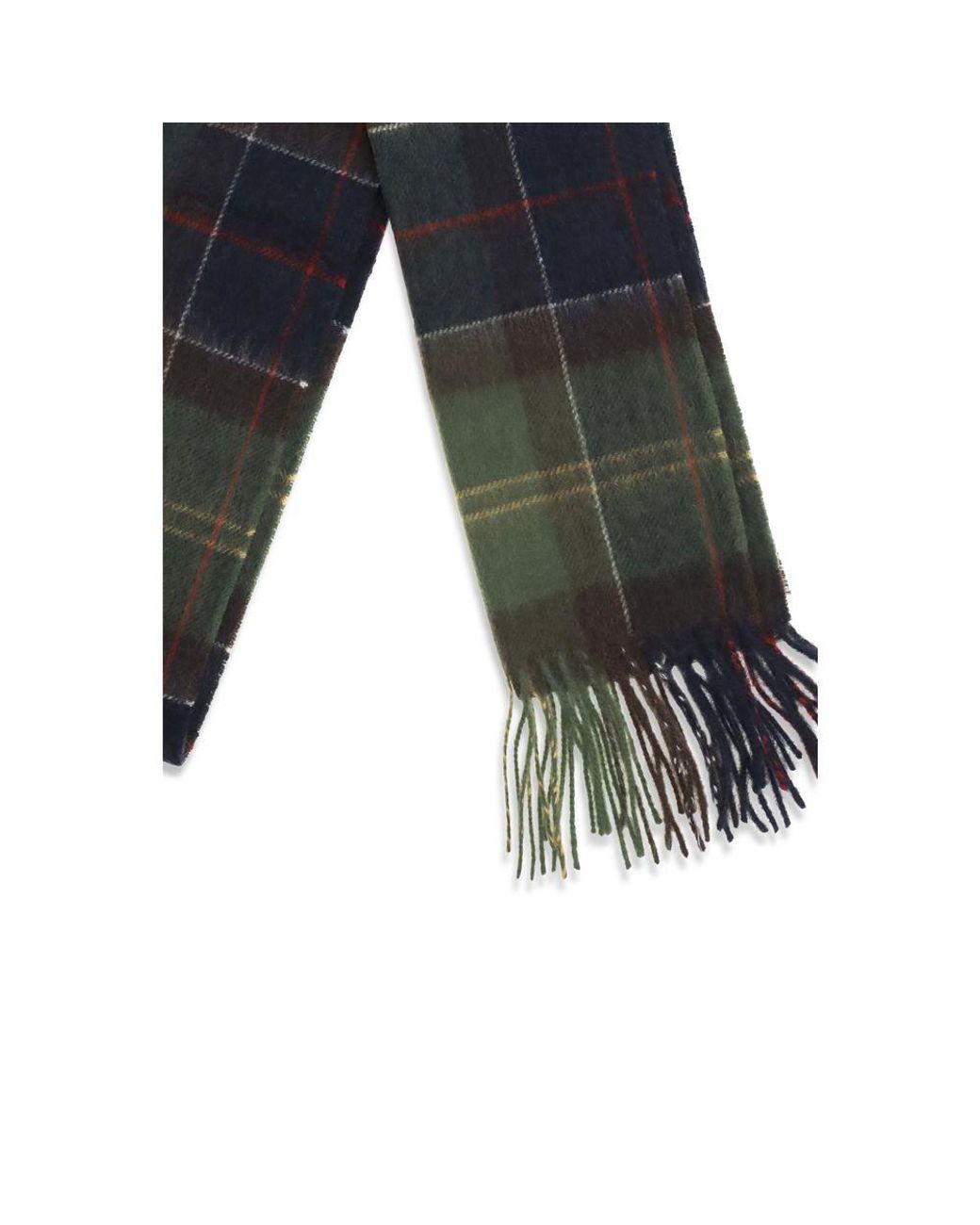 Barbour Black Bicolor Wool Oves Aries Scarf