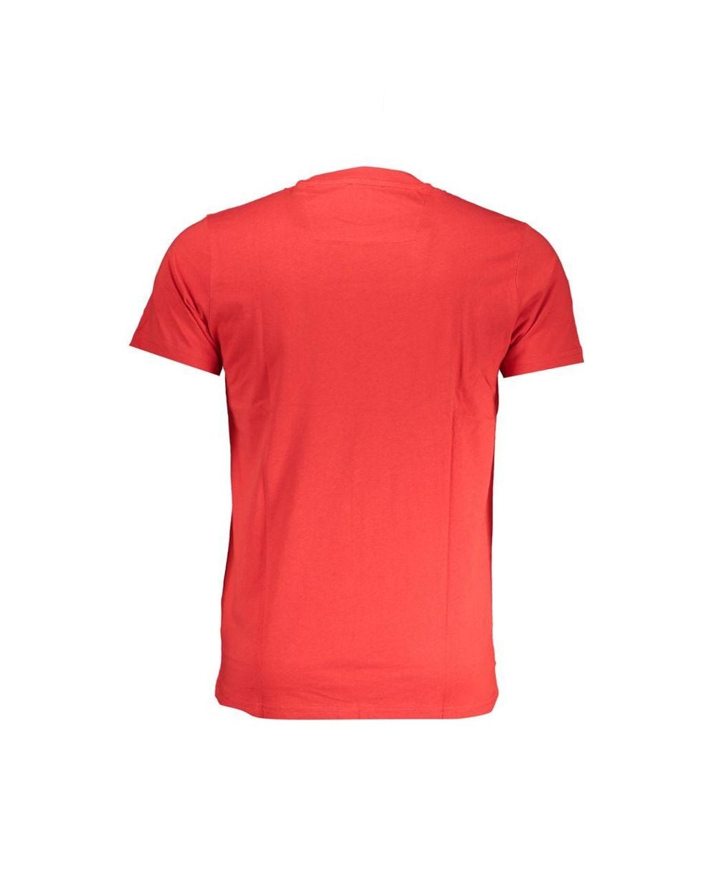 Roberto Cavalli Red Cotton T-Shirt for men