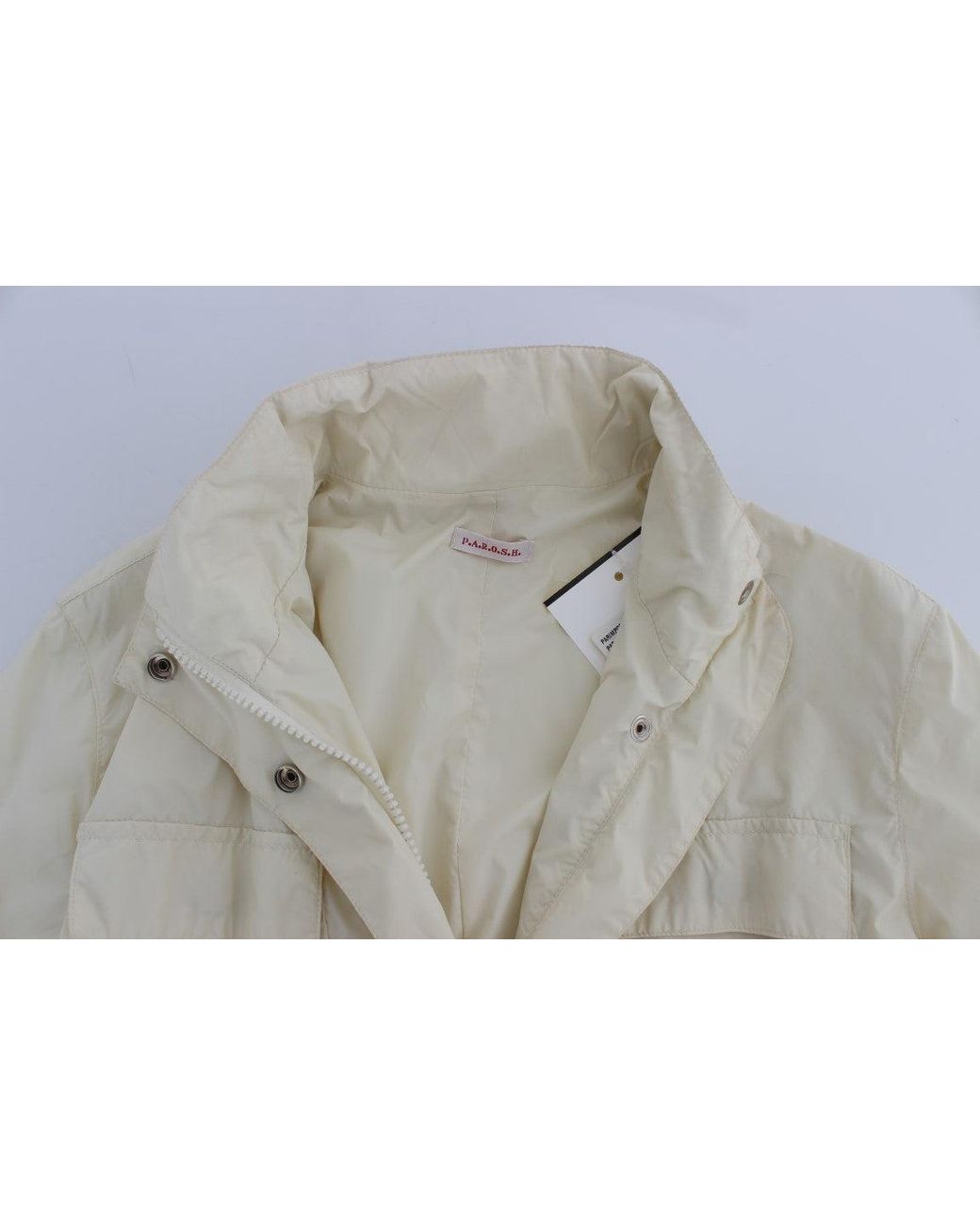 P.A.R.O.S.H. Natural P.A.R.O..H. Weather Proof Trench Jacket Coat
