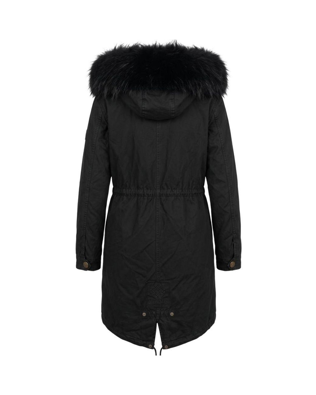 MR & MRS Black Cotton Jacket
