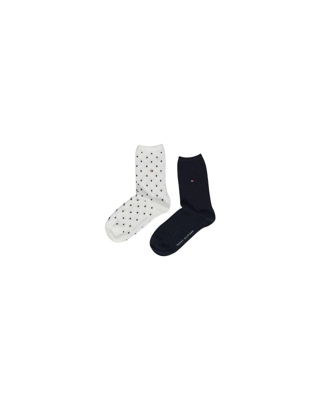 Tommy Hilfiger White Cotton Sock