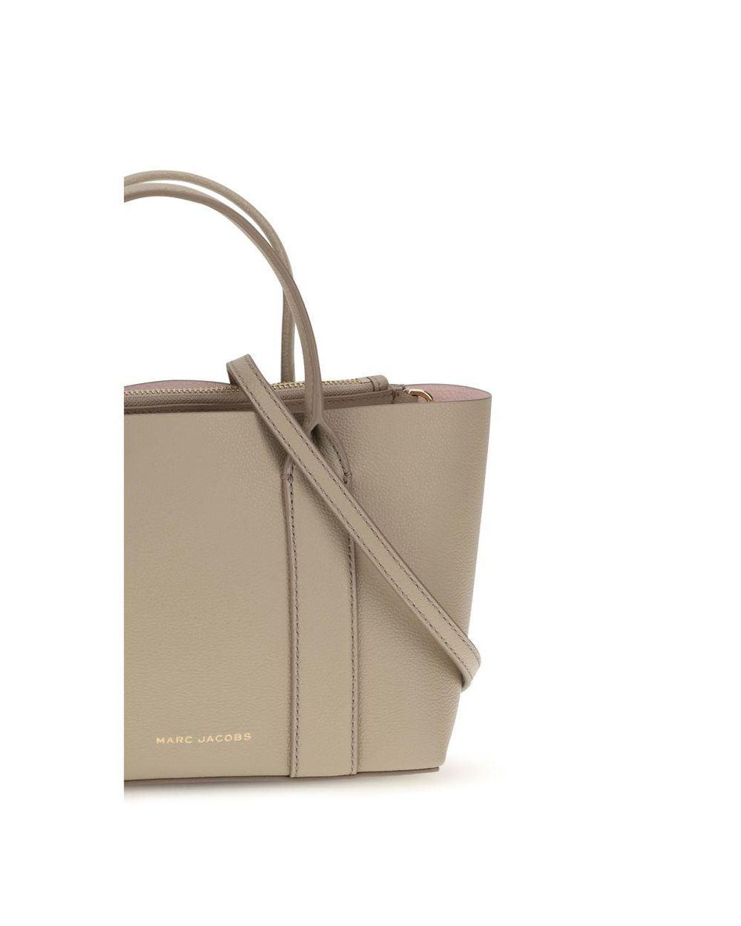 Marc Jacobs Multicolor Beige Calf Leather Bos Taurus Shoulder Bag