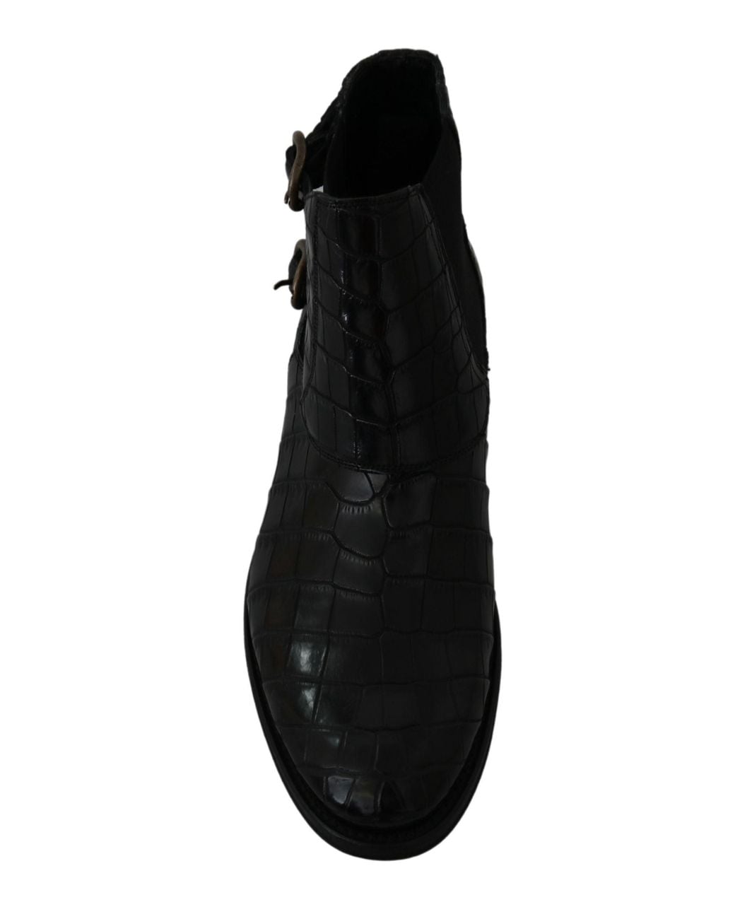 Dolce & Gabbana Black Ankle Boots for men