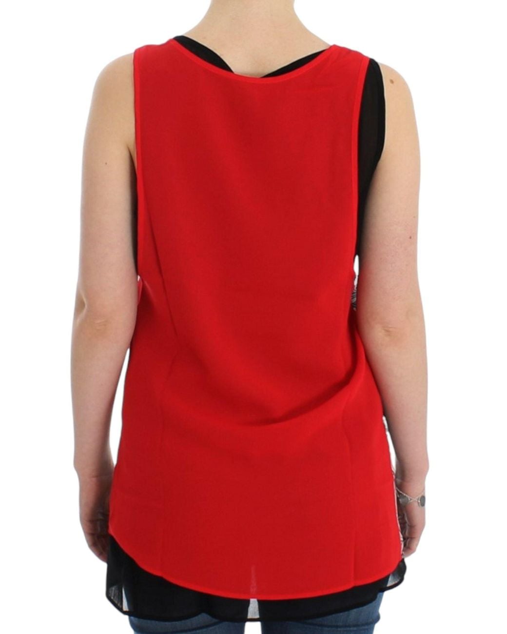 CoSTUME NATIONAL Black Sleeveless Top