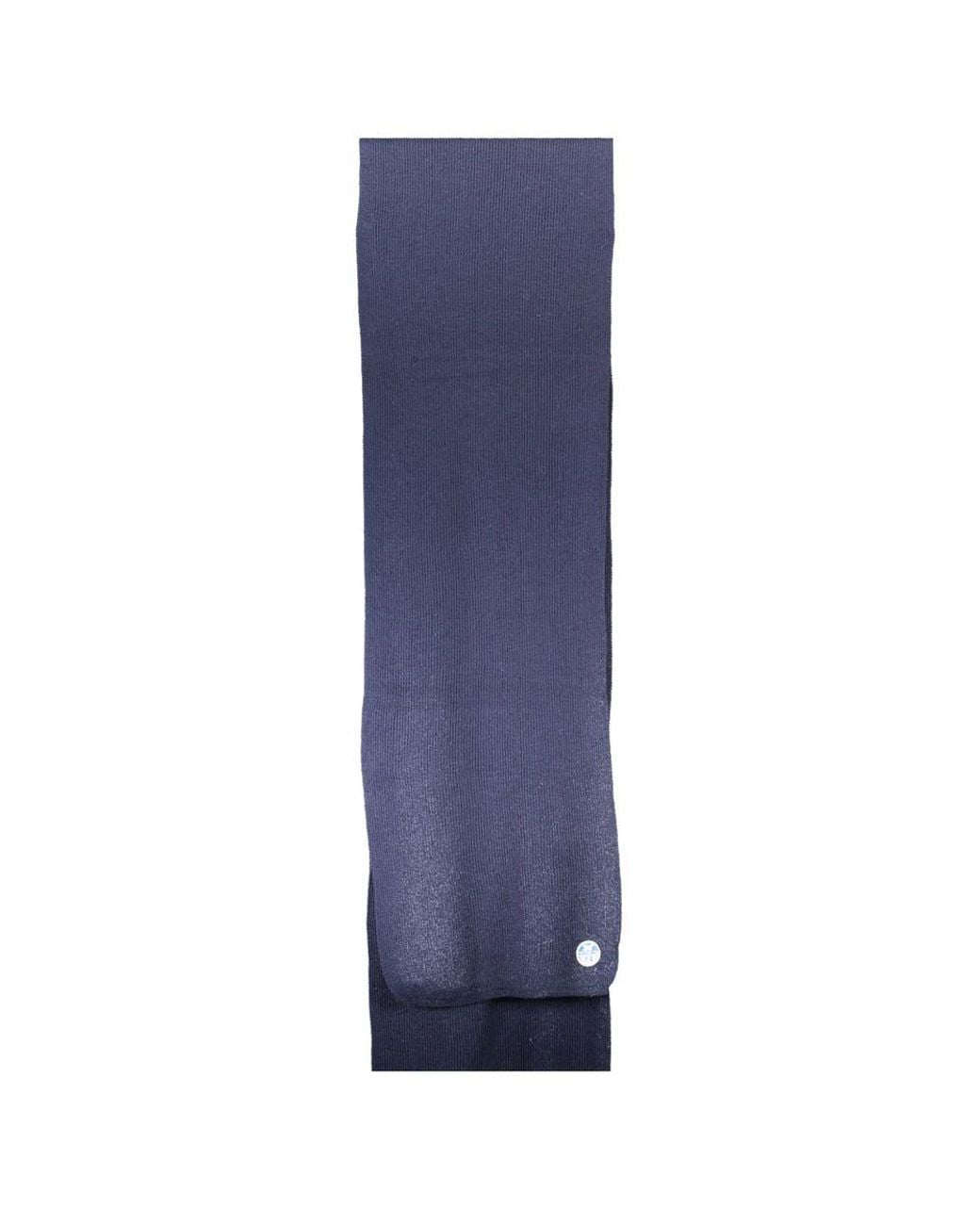 North Sails Blue Cotton Scarf for men