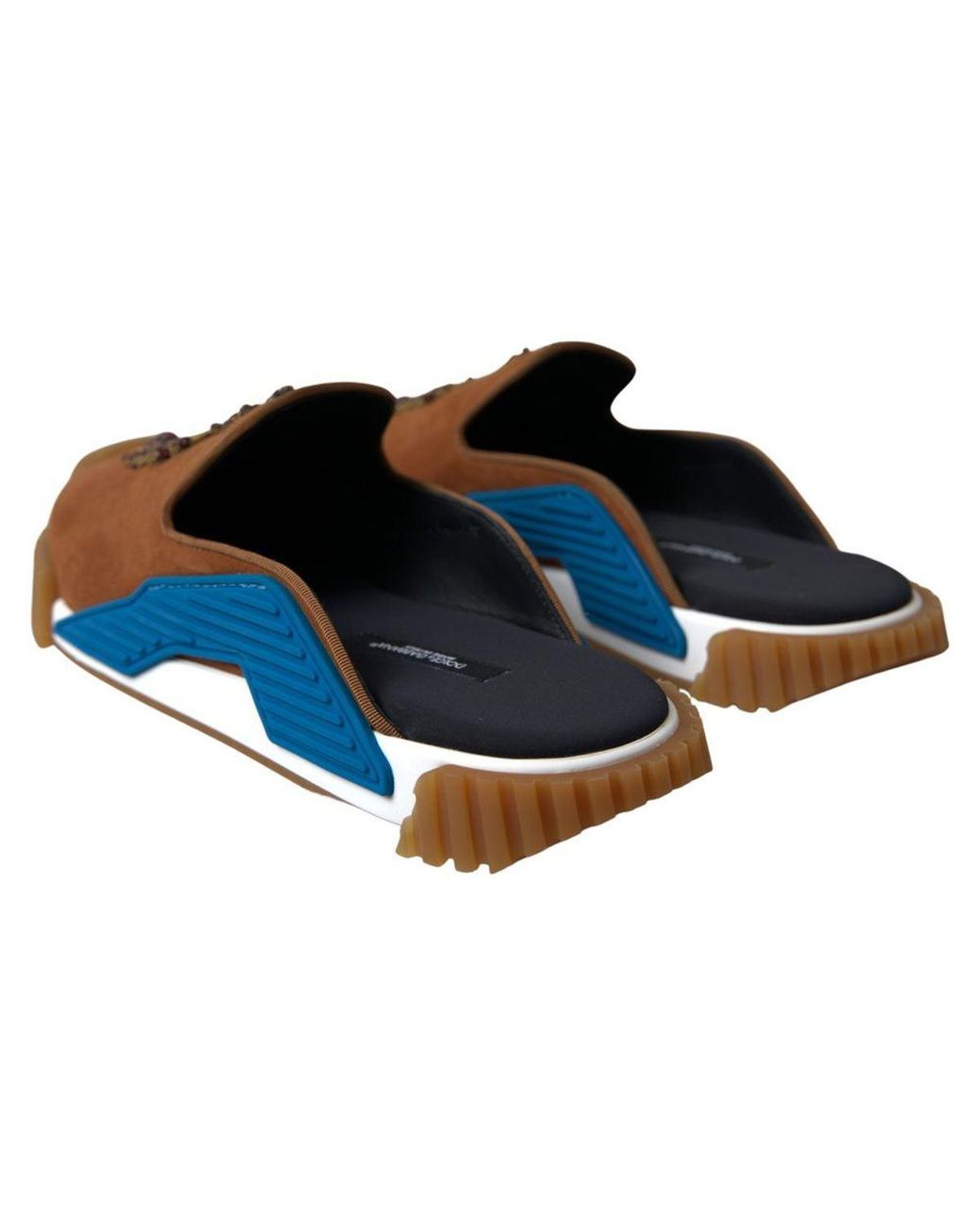 Dolce & Gabbana Blue Elegant Ns1 Slide Sandals for men