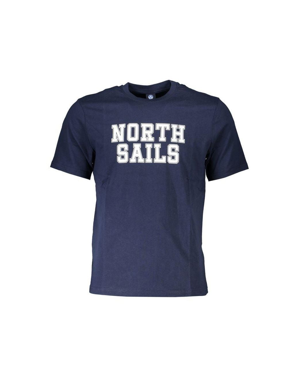 North Sails Blue Cotton T-Shirt for men