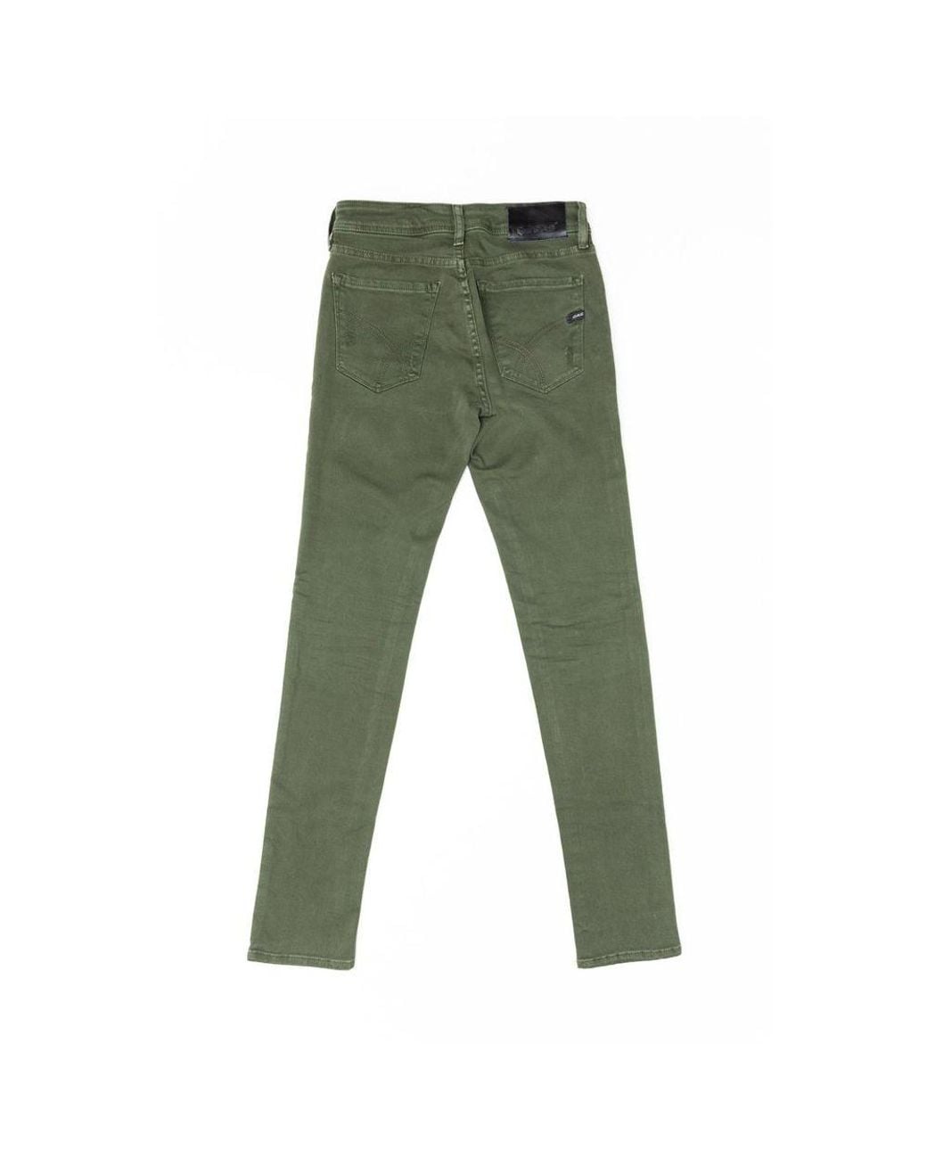 Gas Green Cotton Jeans Denim for men