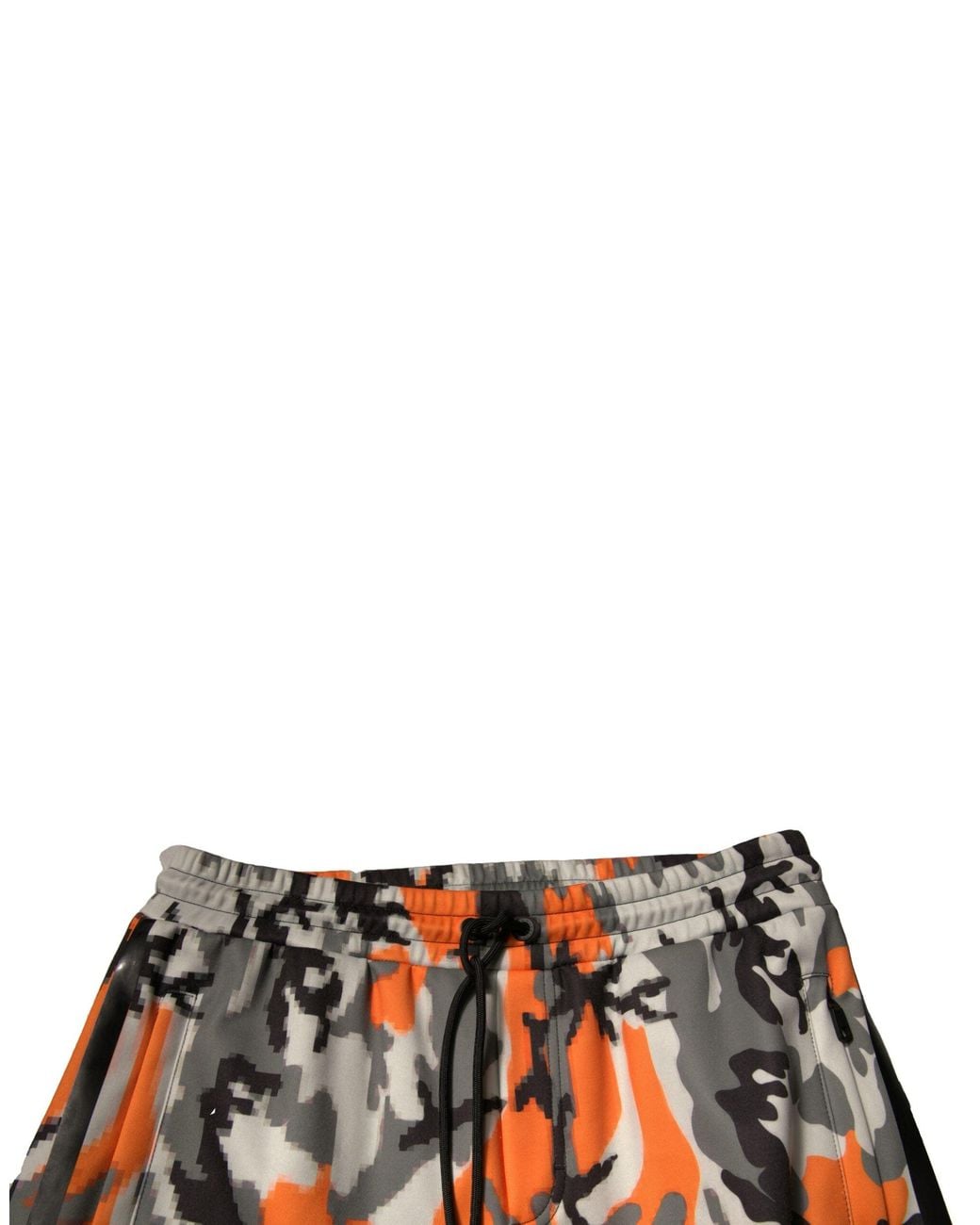 Dolce & Gabbana Orange Multicolor Camouflage Cargo Jogger Pants for men
