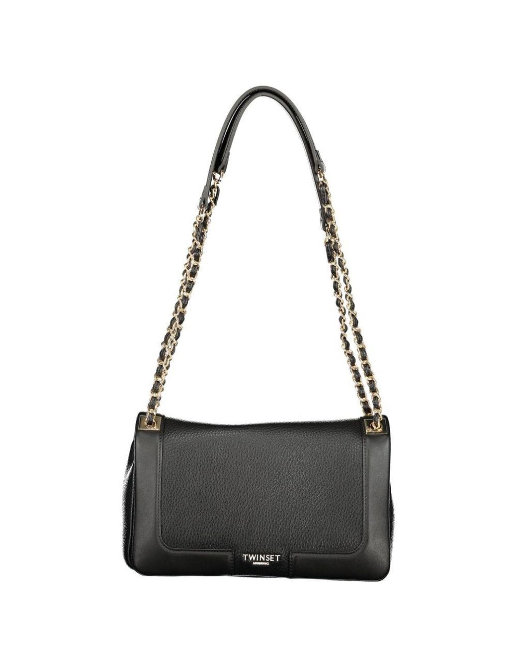 Twinset Black Twinset Polyurethane Bag