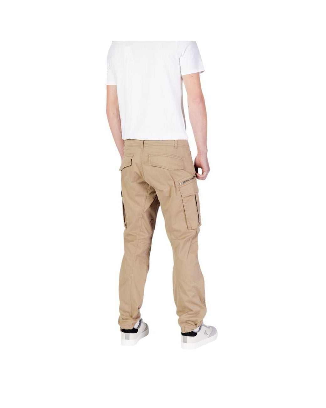 Replay Natural Beige Cotton Jeans & Pant for men