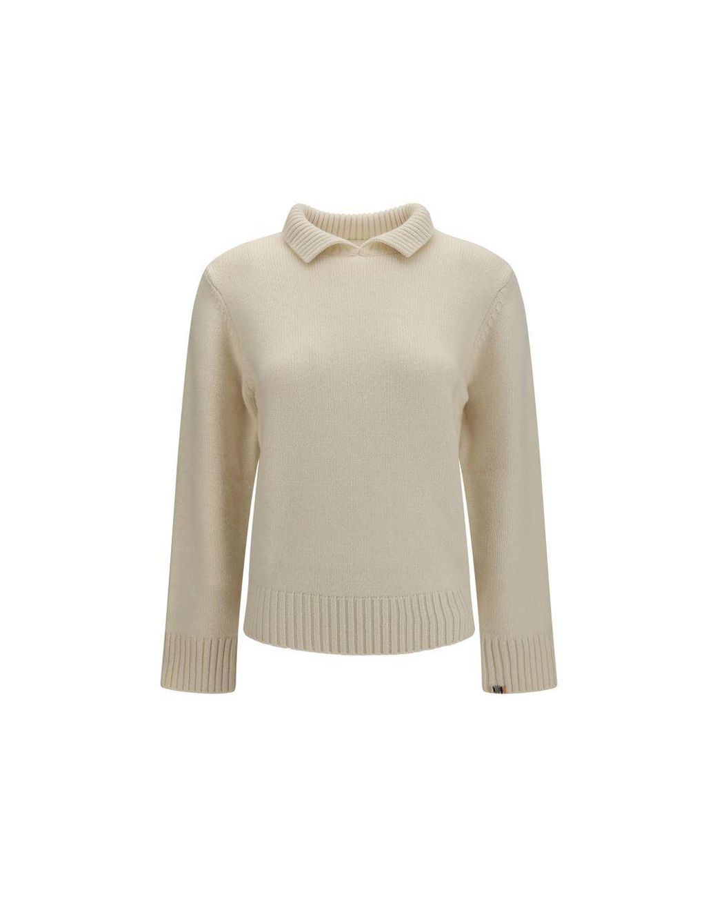 Extreme Cashmere Natural White Cashmere Sweater
