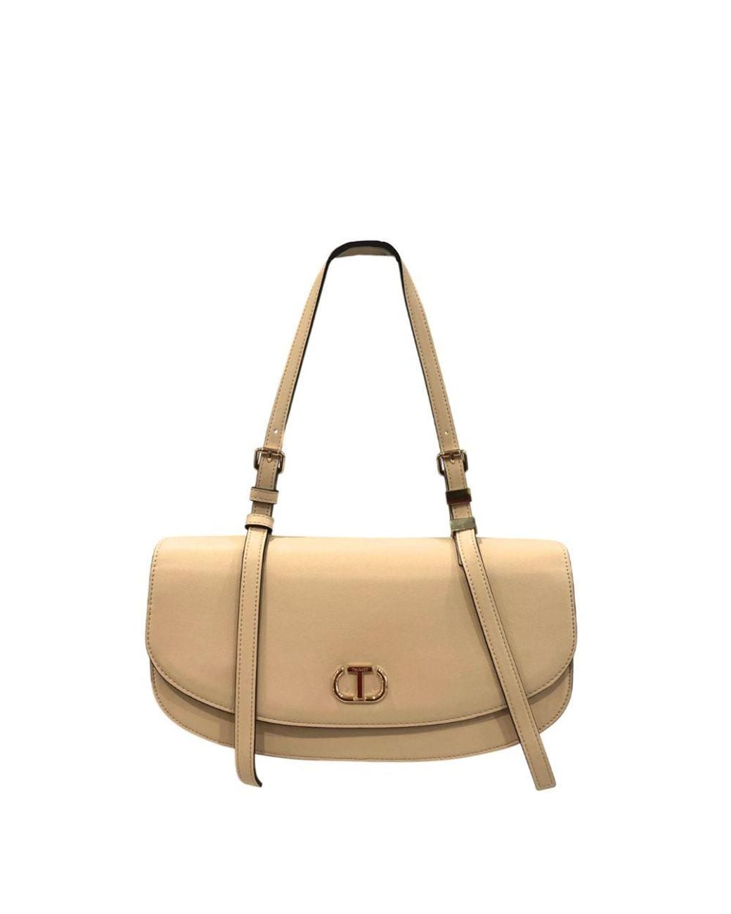 Twinset Natural Yellow Pu Crossbody