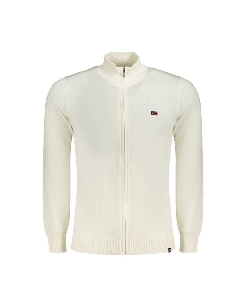 Norway 1963 White Cotton Men's Sweater for men