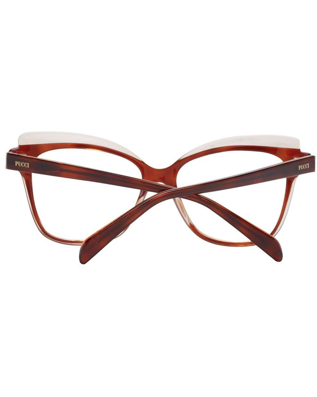 Emilio Pucci Brown Optical Frames for men