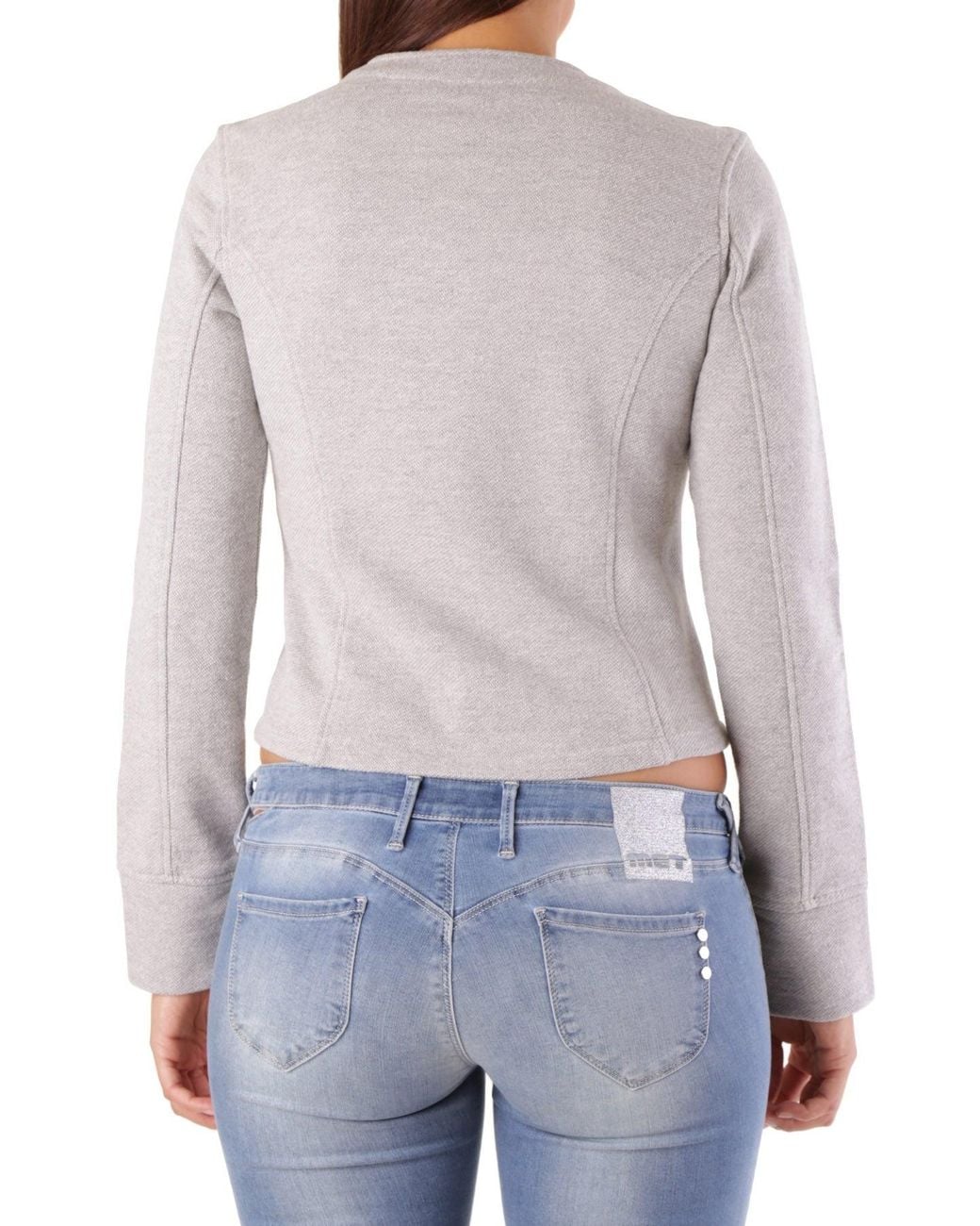 Met Gray Cotton Blazer
