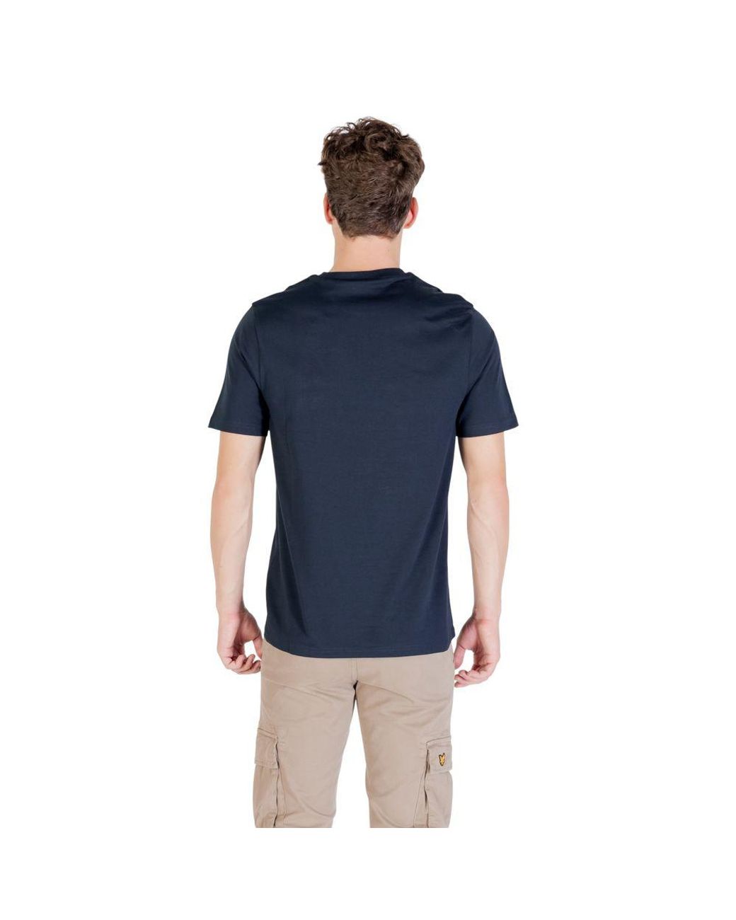 Lyle & Scott Blue Cotton T for men
