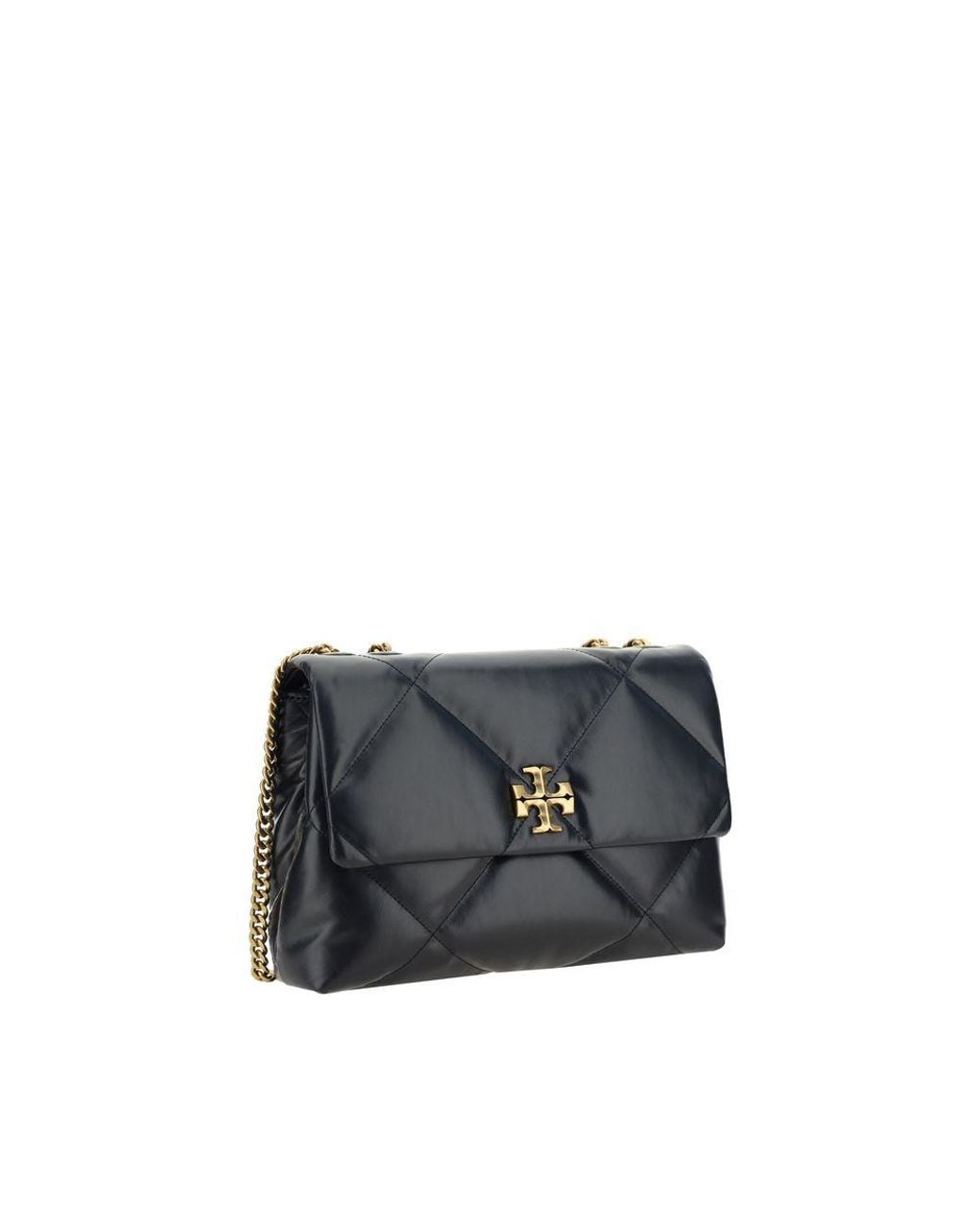 Tory Burch Black Lamb Ovis Aries Shoulder Bag