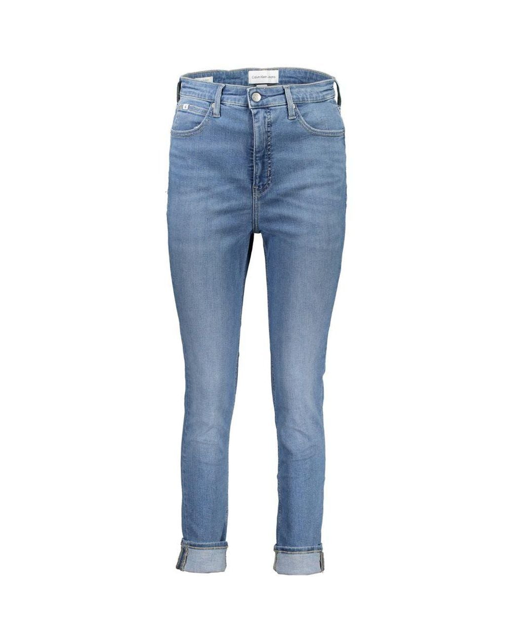 Calvin Klein Blue Cotton Jeans
