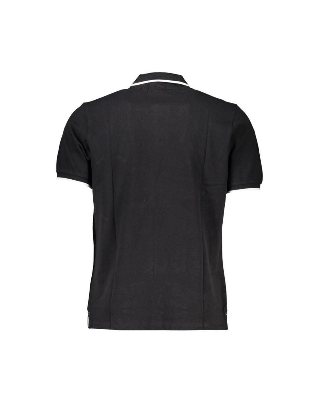 North Sails Black Cotton Polo Shirt for men