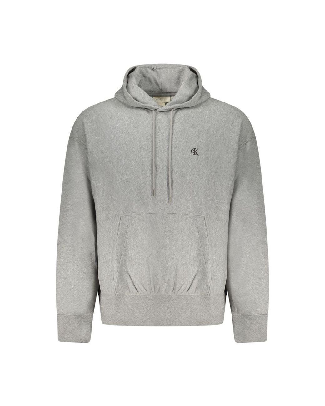 Calvin Klein Gray Cotton Sweatshirt for men