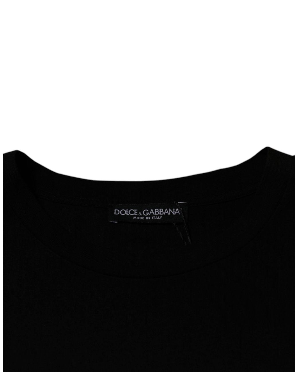 Dolce & Gabbana Black Tsh87513 Tshirt Cotton for men