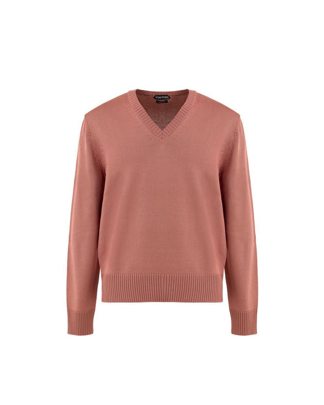 Tom Ford Pink Vneck Sweater for men