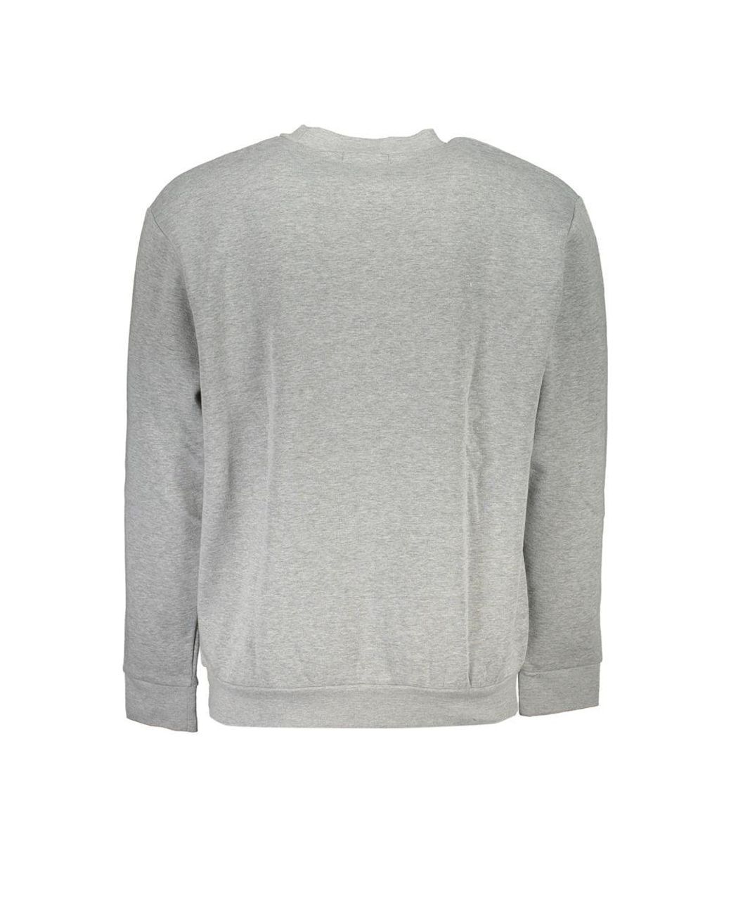 Roberto Cavalli Gray Cotton Sweater for men