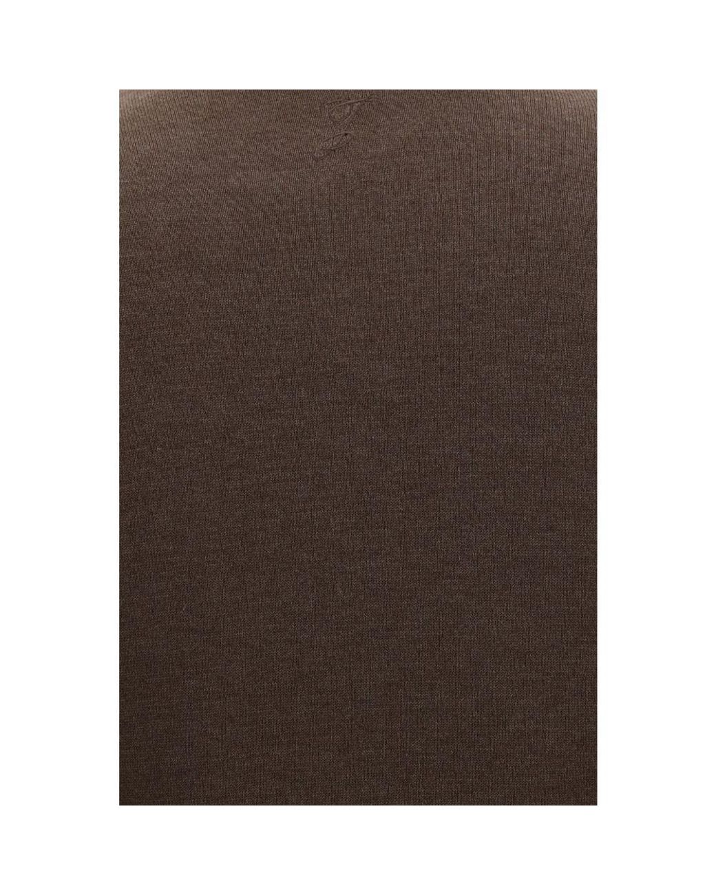 Jacquemus Brown Silk Casual Dress