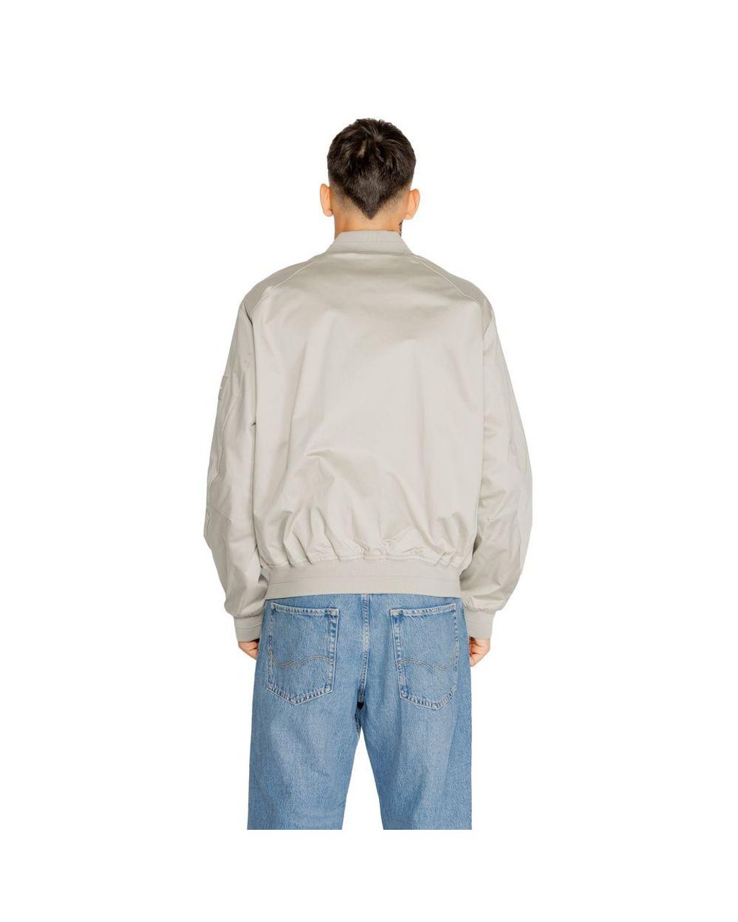 Calvin Klein Gray Organic Cotton Jacket for men