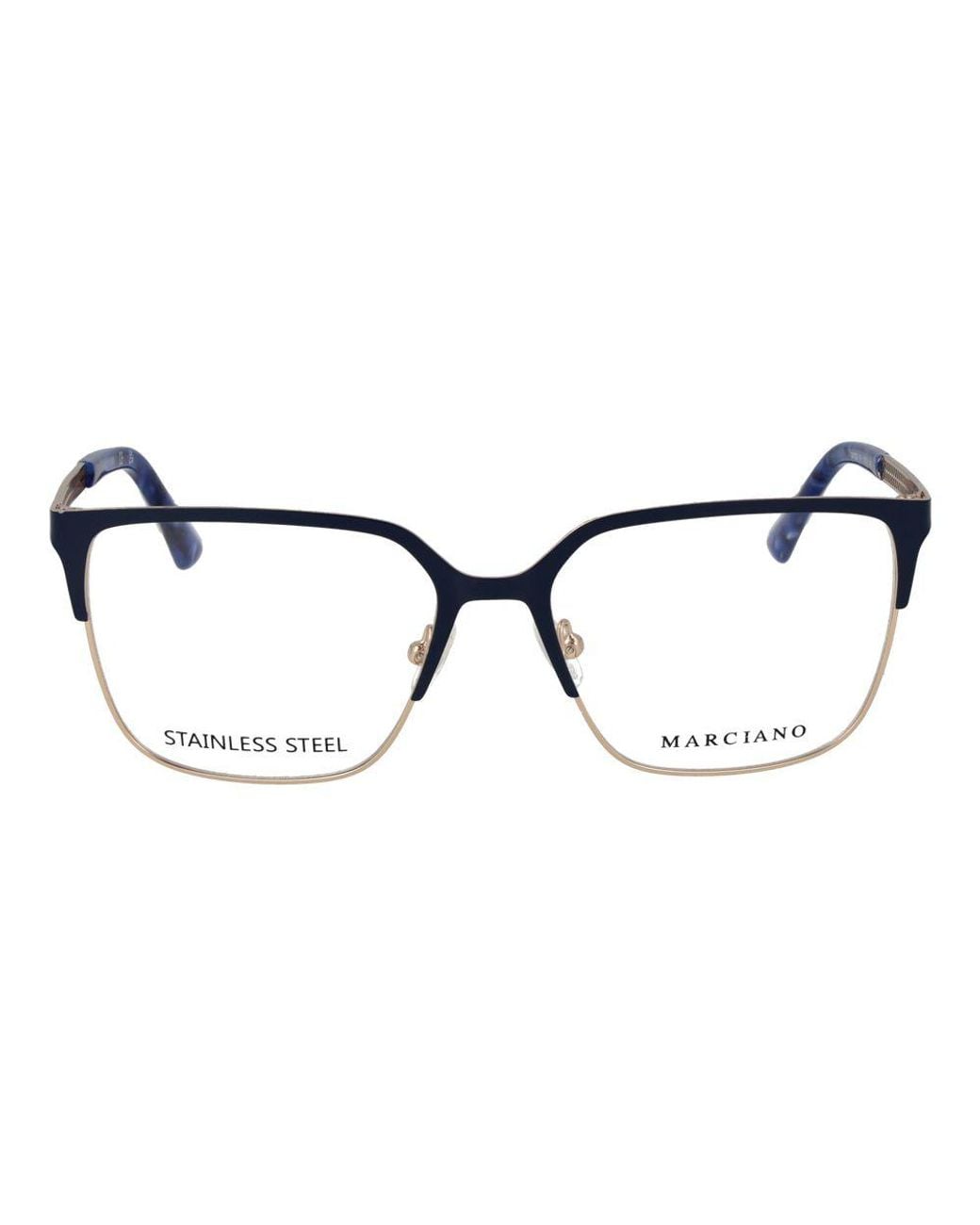 MARCIANO BY GUESS Blue Metal Glasses (frames)