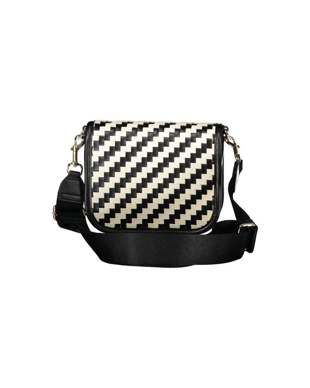 Tommy Hilfiger Black Polyurethane Handbag
