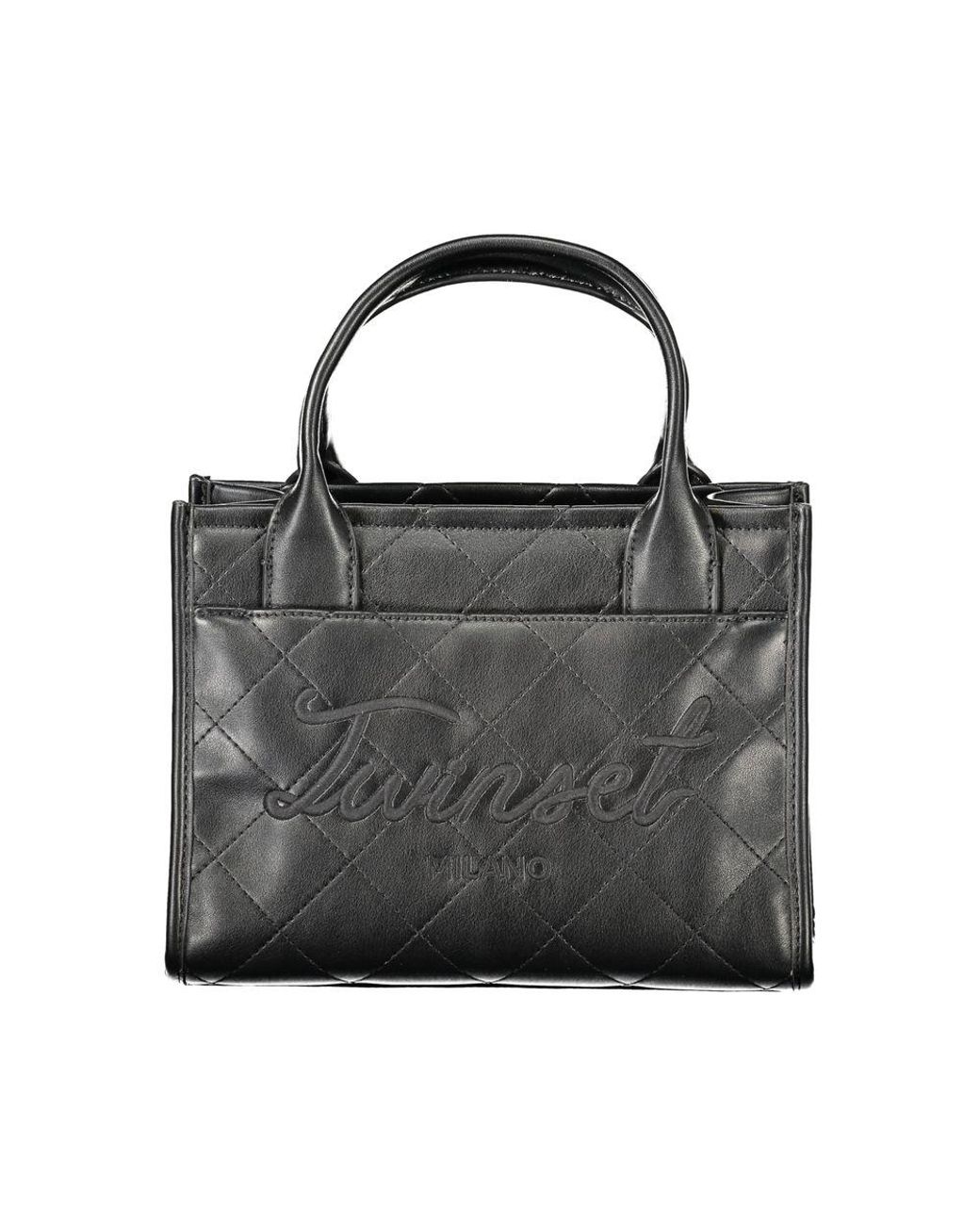 Twinset Black Polyurethane 's Bag