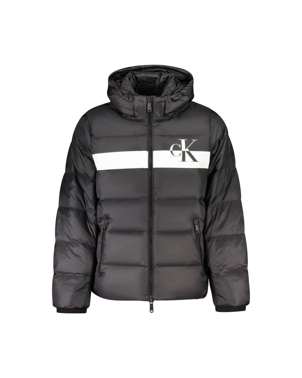 Calvin Klein Gray Nylon Jacket for men