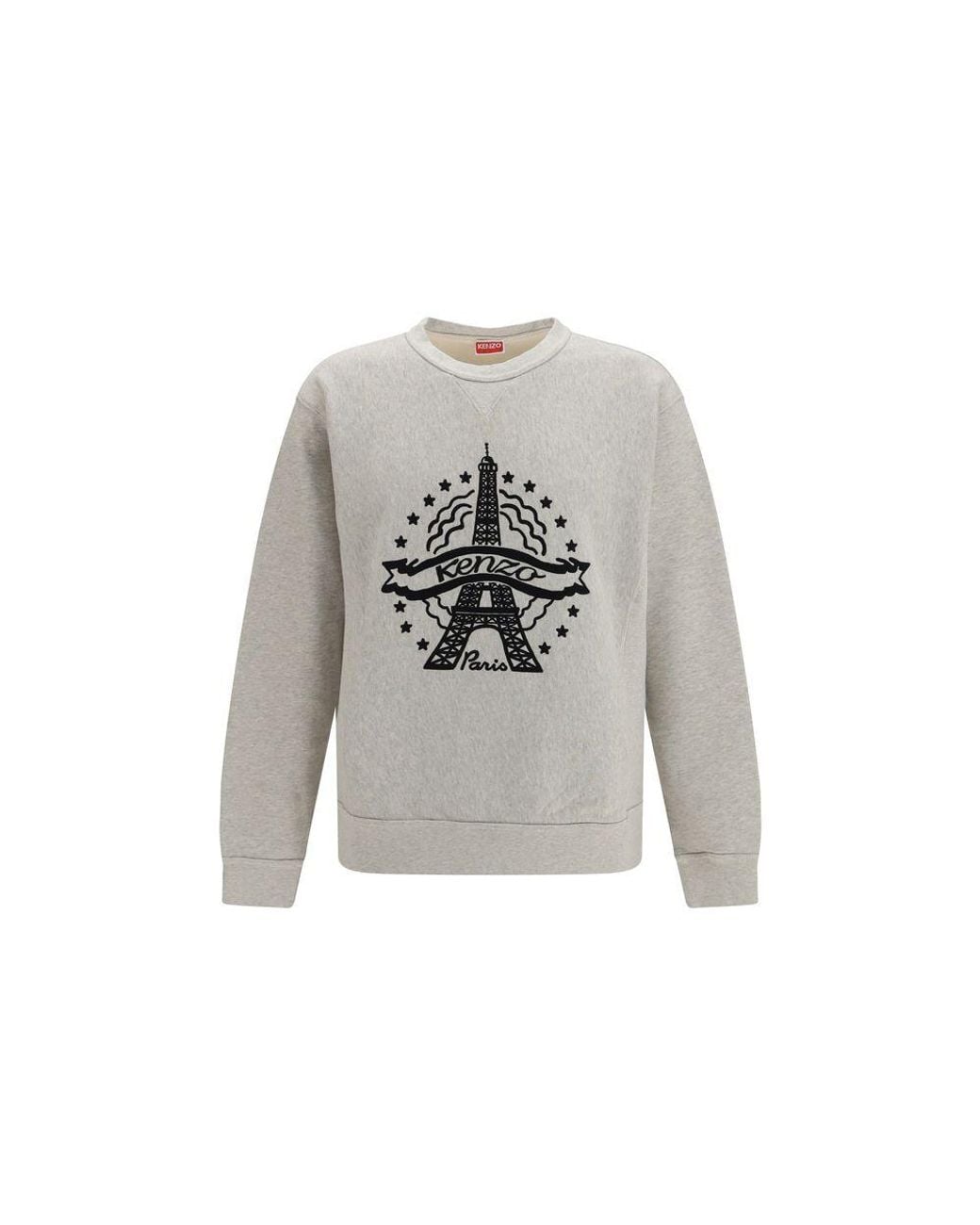 KENZO Gray Cotton Sweatshirt for men