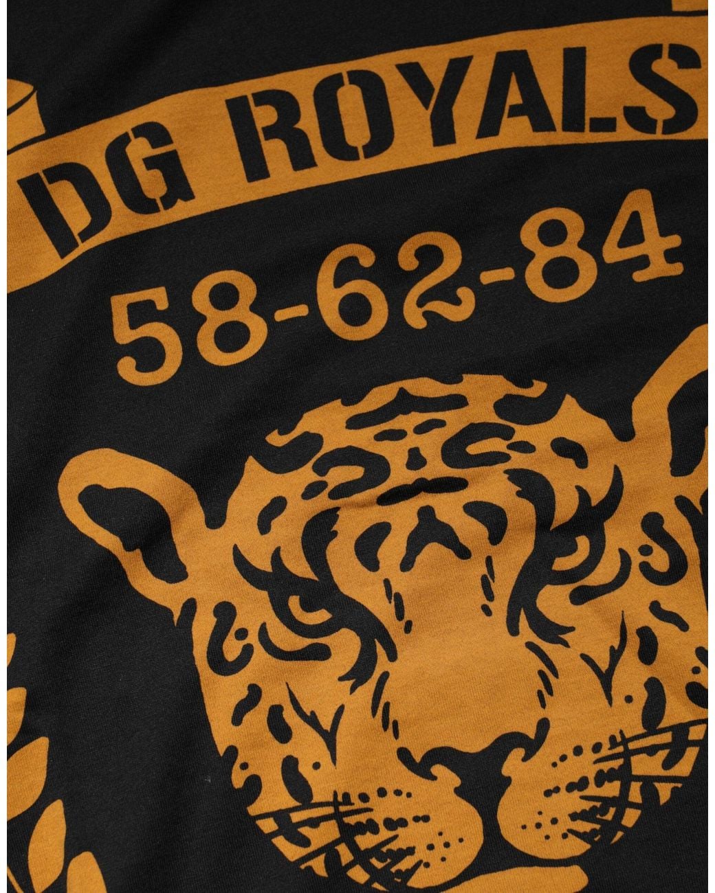 Dolce & Gabbana Black Graphic Print Tee for men