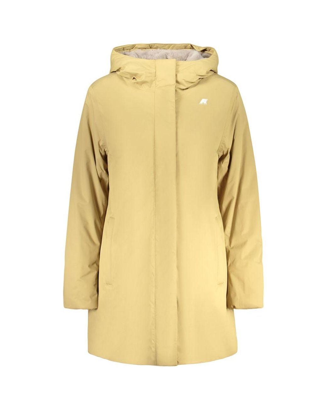 K-Way Yellow Beige Polyester 's Jacket - S