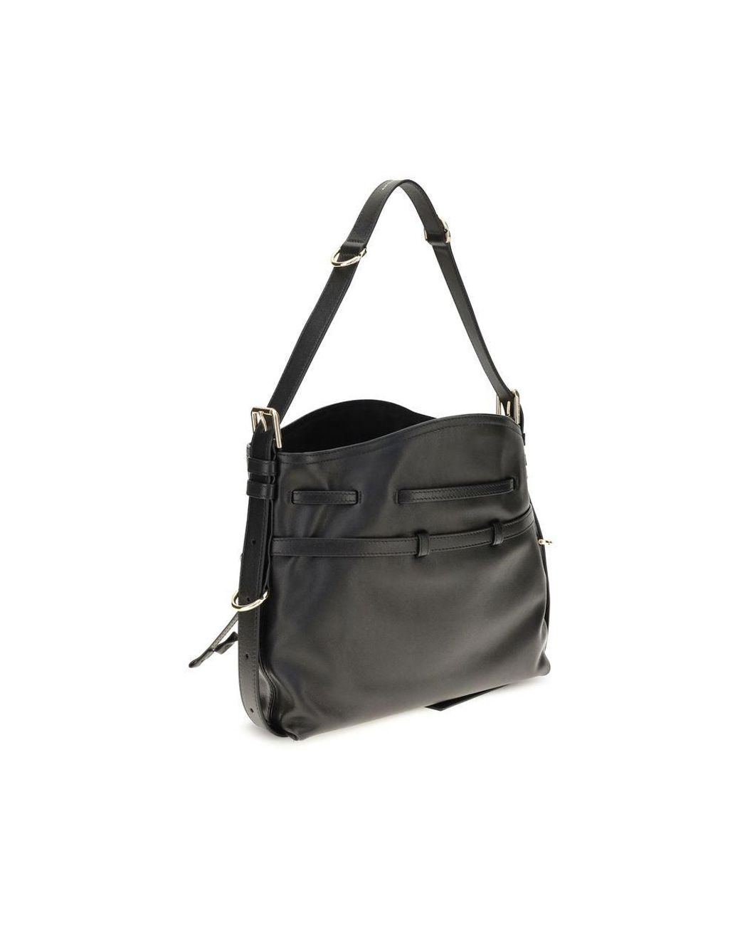 Givenchy Black Calf Leather Bos Taurus Backet Bag