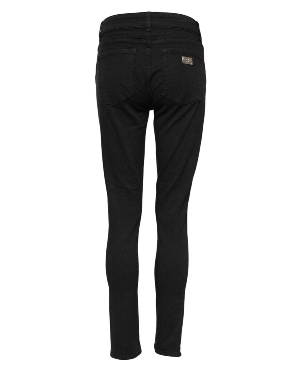 Dolce & Gabbana Black Slim Fit Jeans Cotton