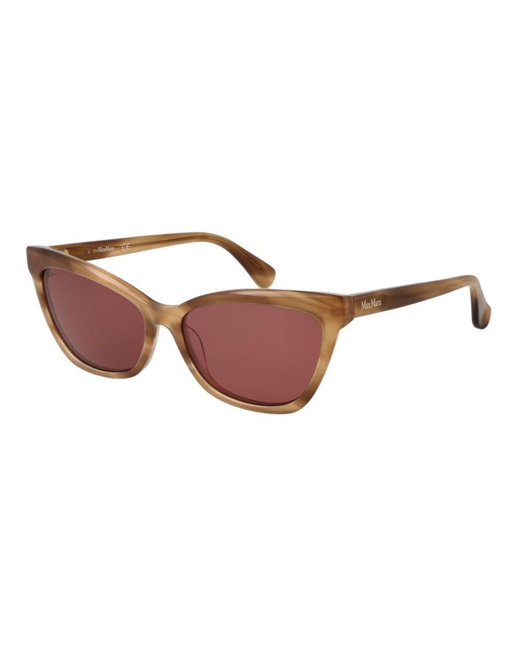 Max Mara Brown Acetate Sunglasses