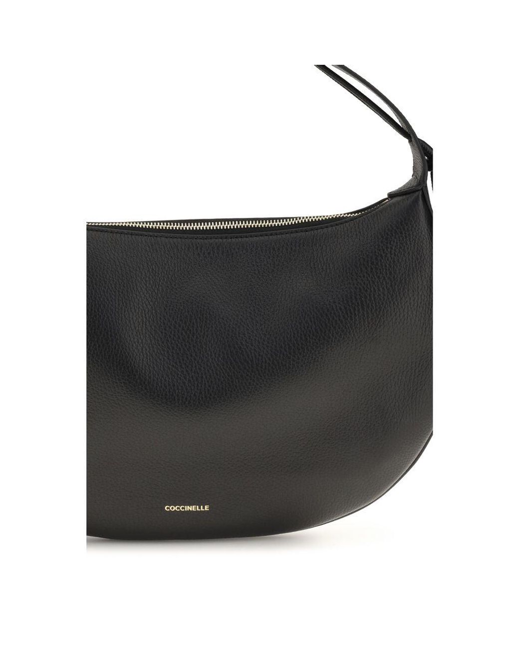 Coccinelle Black Calf Leather Bos Taurus Shoulder Bag